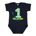 thumbnail image 1 of Inktastic Argyle Golf 1st Birthday Boys Baby Bodysuit, 1 of 5