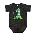 thumbnail image 1 of Inktastic Argyle Golf 1st Birthday Boys Baby Bodysuit, 1 of 5