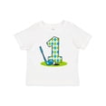 thumbnail image 1 of Inktastic Argyle Golf 1st Birthday Boys Baby T-Shirt, 1 of 5