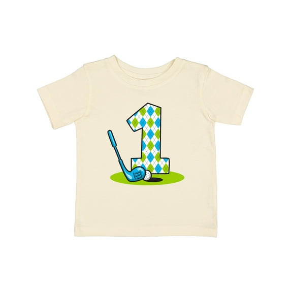 Inktastic Argyle Golf 1st Birthday Boys Baby T-Shirt