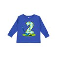 thumbnail image 1 of Inktastic Argyle Golf 2nd Birthday Boys Long Sleeve Toddler T-Shirt, 1 of 5
