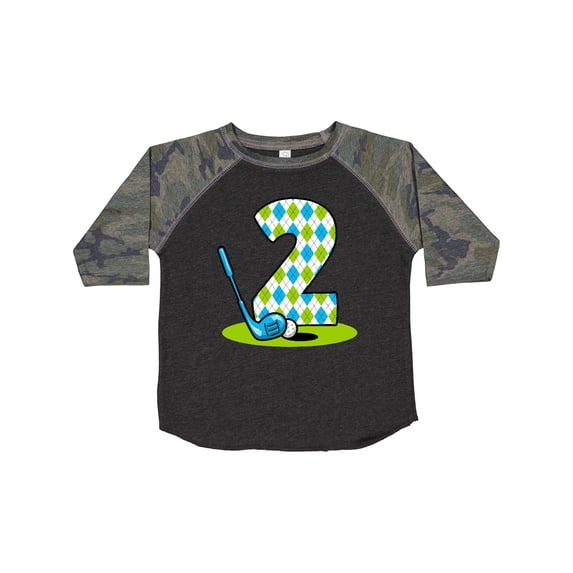 Inktastic Argyle Golf 2nd Birthday Boys Toddler T-Shirt