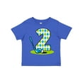 thumbnail image 1 of Inktastic Argyle Golf 2nd Birthday Boys Toddler T-Shirt, 1 of 5