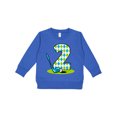 thumbnail image 1 of Inktastic Argyle Golf 2nd Birthday Toddler Sweatshirt, 1 of 4
