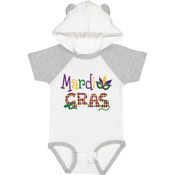 Inktastic Argyle Mardi Gras Boys or Girls Baby Bodysuit