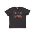 thumbnail image 1 of Inktastic Argyle Mardi Gras Youth T-Shirt, 1 of 5