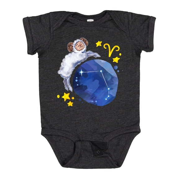 Inktastic Aries Constellation Zodiac Sign Illustration Boys or Girls Baby Bodysuit