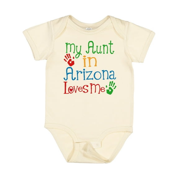 Inktastic Arizona Aunt Loves Me Nephew Boys or Girls Baby Bodysuit