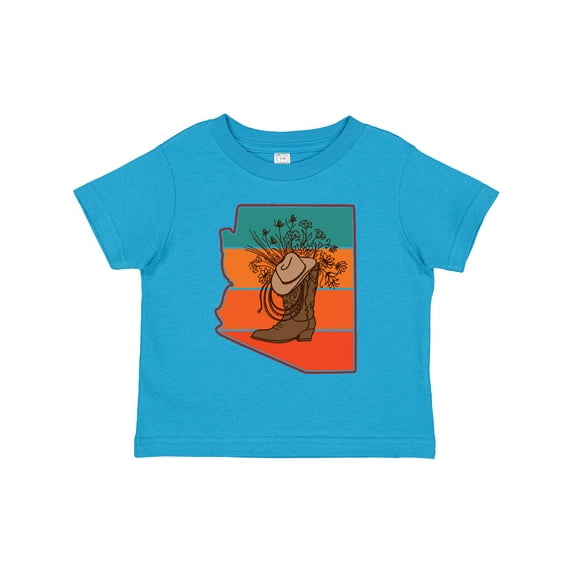 Inktastic Arizona Cute Cowgirl Boot Girls Toddler T-Shirt
