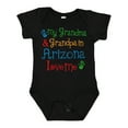 thumbnail image 1 of Inktastic Arizona Grandma Grandpa Love Me Boys or Girls Baby Bodysuit, 1 of 5