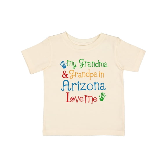 Inktastic Arizona Grandma Grandpa Love Me Boys or Girls Baby T-Shirt