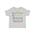 thumbnail image 1 of Inktastic Arizona Grandma Grandpa Love Me Boys or Girls Toddler T-Shirt, 1 of 5