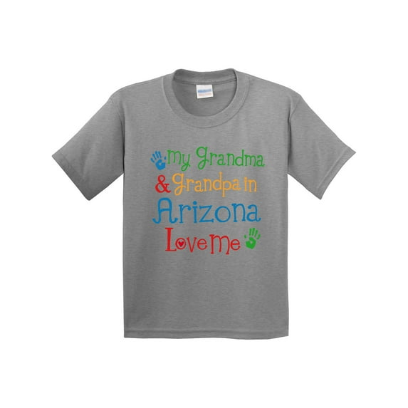 Inktastic Arizona Grandma Grandpa Love Me Youth T-Shirt