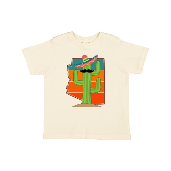 Inktastic Arizona Retro Sunset Funny Cactus Boys or Girls Toddler T-Shirt