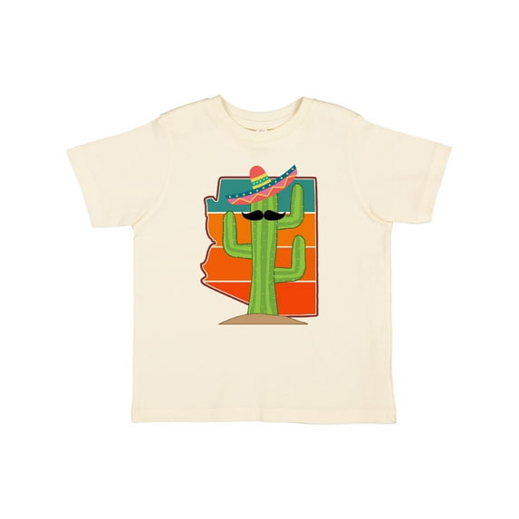 Inktastic Arizona Retro Sunset Funny Cactus Boys or Girls Toddler T-Shirt