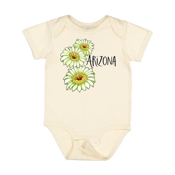 Inktastic Arizona Saguaro Cactus Flowers Boys or Girls Baby Bodysuit