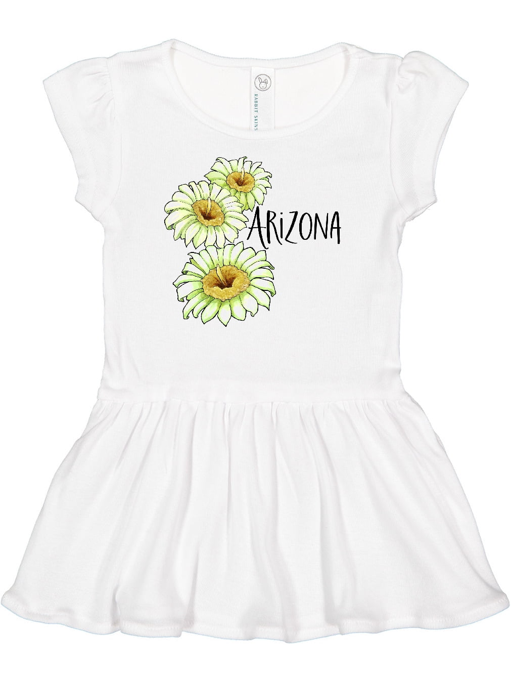 Inktastic Arizona Saguaro Cactus Flowers Girls Baby Dress