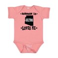 thumbnail image 1 of Inktastic Arizona Someone Loves Me Gift Boys or Girls Baby Bodysuit, 1 of 5