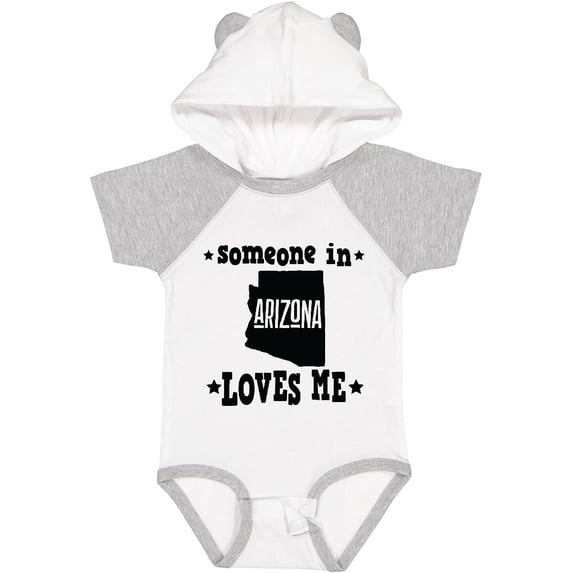 Inktastic Arizona Someone Loves Me Gift Boys or Girls Baby Bodysuit