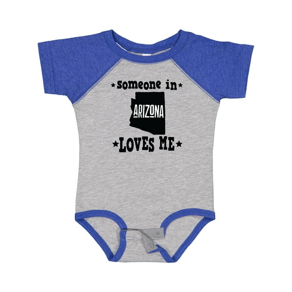 Inktastic Arizona Someone Loves Me Gift Boys or Girls Baby Bodysuit