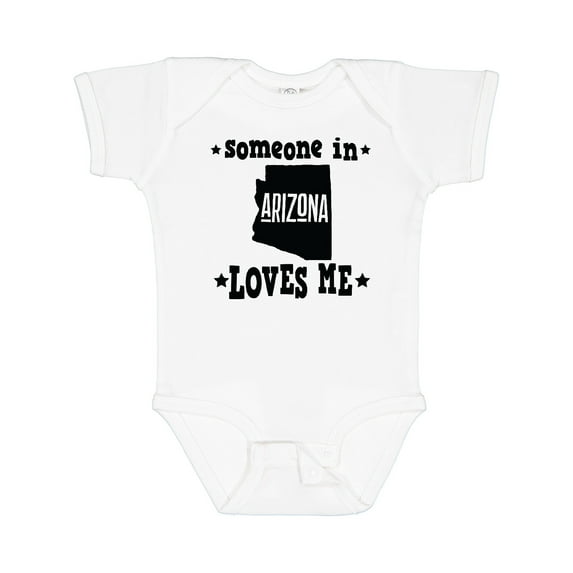 Inktastic Arizona Someone Loves Me Gift Boys or Girls Baby Bodysuit