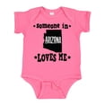 thumbnail image 1 of Inktastic Arizona Someone Loves Me Gift Boys or Girls Baby Bodysuit, 1 of 5