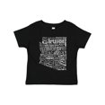 thumbnail image 1 of Inktastic Arizona Word Salad- State Outline Boys or Girls Toddler T-Shirt, 1 of 5