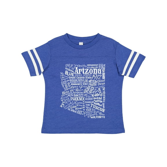 Inktastic Arizona Word Salad- State Outline Boys or Girls Toddler T-Shirt