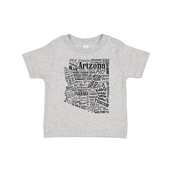 Inktastic Arizona Word Salad- state outline Boys or Girls Toddler T-Shirt