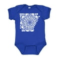 thumbnail image 1 of Inktastic Arkansas Silhouette Mandala Boys or Girls Baby Bodysuit, 1 of 5
