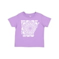 thumbnail image 1 of Inktastic Arkansas Silhouette Mandala Boys or Girls Toddler T-Shirt, 1 of 5