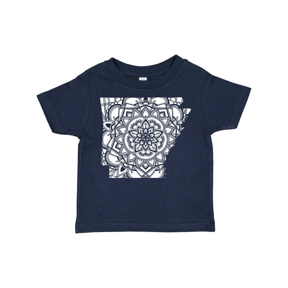 Inktastic Arkansas Silhouette Mandala Boys or Girls Toddler T-Shirt