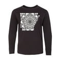 thumbnail image 1 of Inktastic Arkansas Silhouette Mandala Long Sleeve Youth T-Shirt, 1 of 5