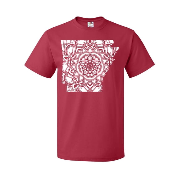 Inktastic Arkansas Silhouette Mandala T-Shirt
