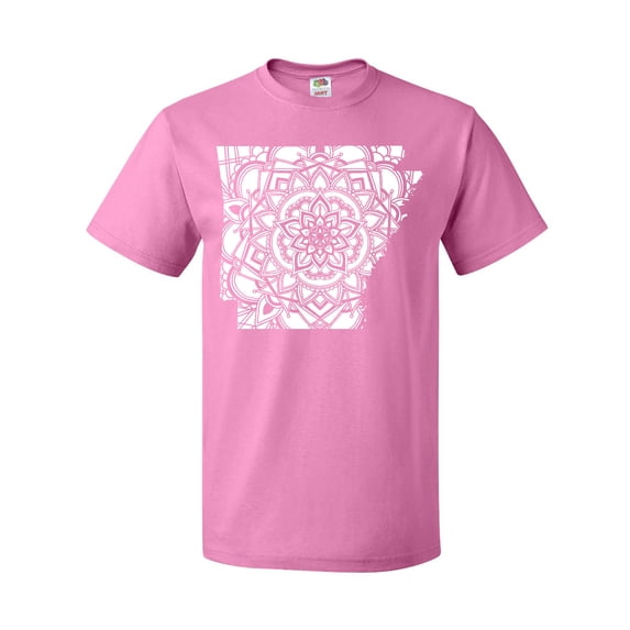 Inktastic Arkansas Silhouette Mandala T-Shirt