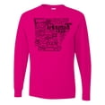 thumbnail image 1 of Inktastic Arkansas State Word Salad Long Sleeve T-Shirt, 1 of 5