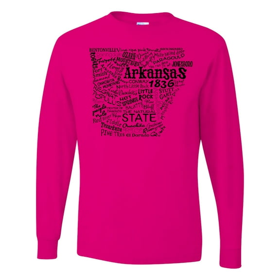 Inktastic Arkansas State Word Salad Long Sleeve T-Shirt