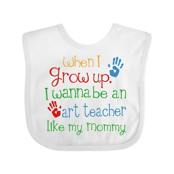 Inktastic Art Teacher Like Mommy Boys or Girls Baby Bib
