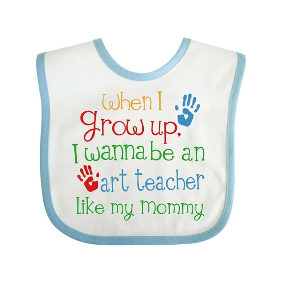 Inktastic Art Teacher Like Mommy Boys or Girls Baby Bib