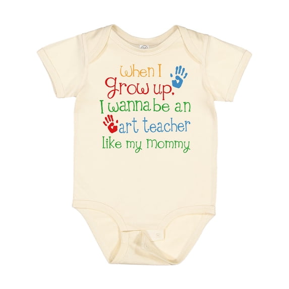 Inktastic Art Teacher Like Mommy Boys or Girls Baby Bodysuit