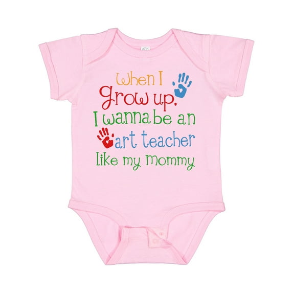 Inktastic Art Teacher Like Mommy Boys or Girls Baby Bodysuit