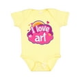 thumbnail image 1 of Inktastic Artist I Love Art Girls Baby Bodysuit, 1 of 5