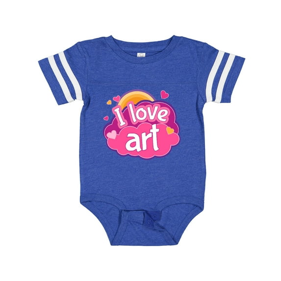 Inktastic Artist I Love Art Girls Baby Bodysuit