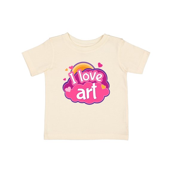 Inktastic Artist I Love Art Girls Baby T-Shirt