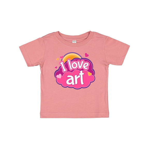 Inktastic Artist I Love Art Girls Baby T-Shirt