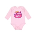 thumbnail image 1 of Inktastic Artist I Love Art Girls Long Sleeve Baby Bodysuit, 1 of 5