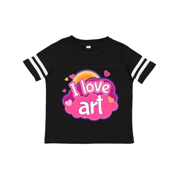 Inktastic Artist I Love Art Girls Toddler T-Shirt