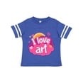 thumbnail image 1 of Inktastic Artist I Love Art Girls Toddler T-Shirt, 1 of 5