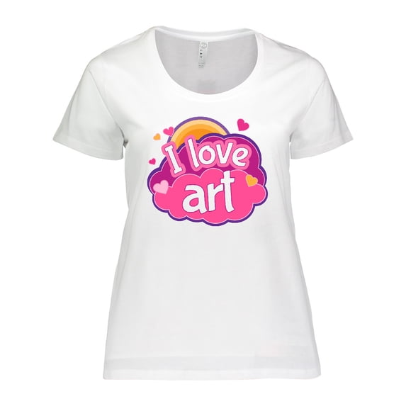 Inktastic Artist I Love Art Women's Plus Size T-Shirt