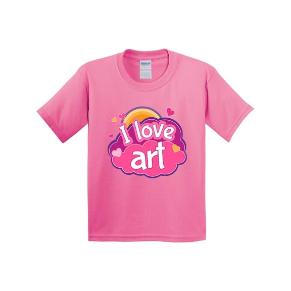 Inktastic Artist I Love Art Youth T-Shirt